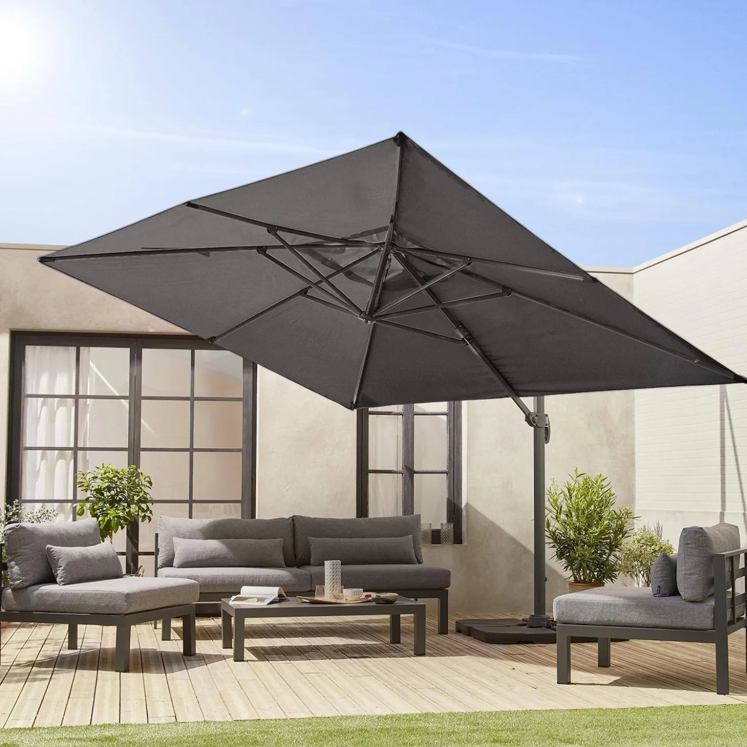 Rechteckiger Sonnenschirm 3x4 m