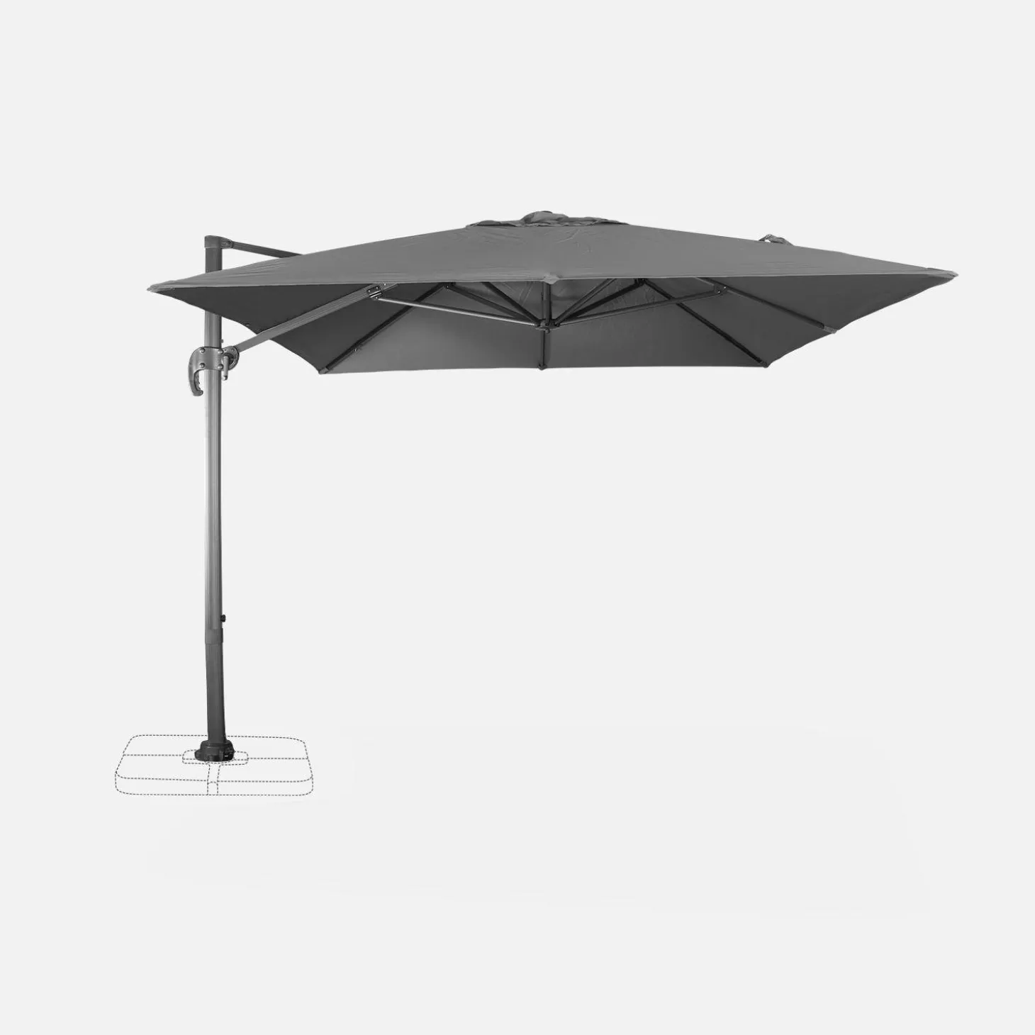 Rechteckiger Sonnenschirm 3x4 m