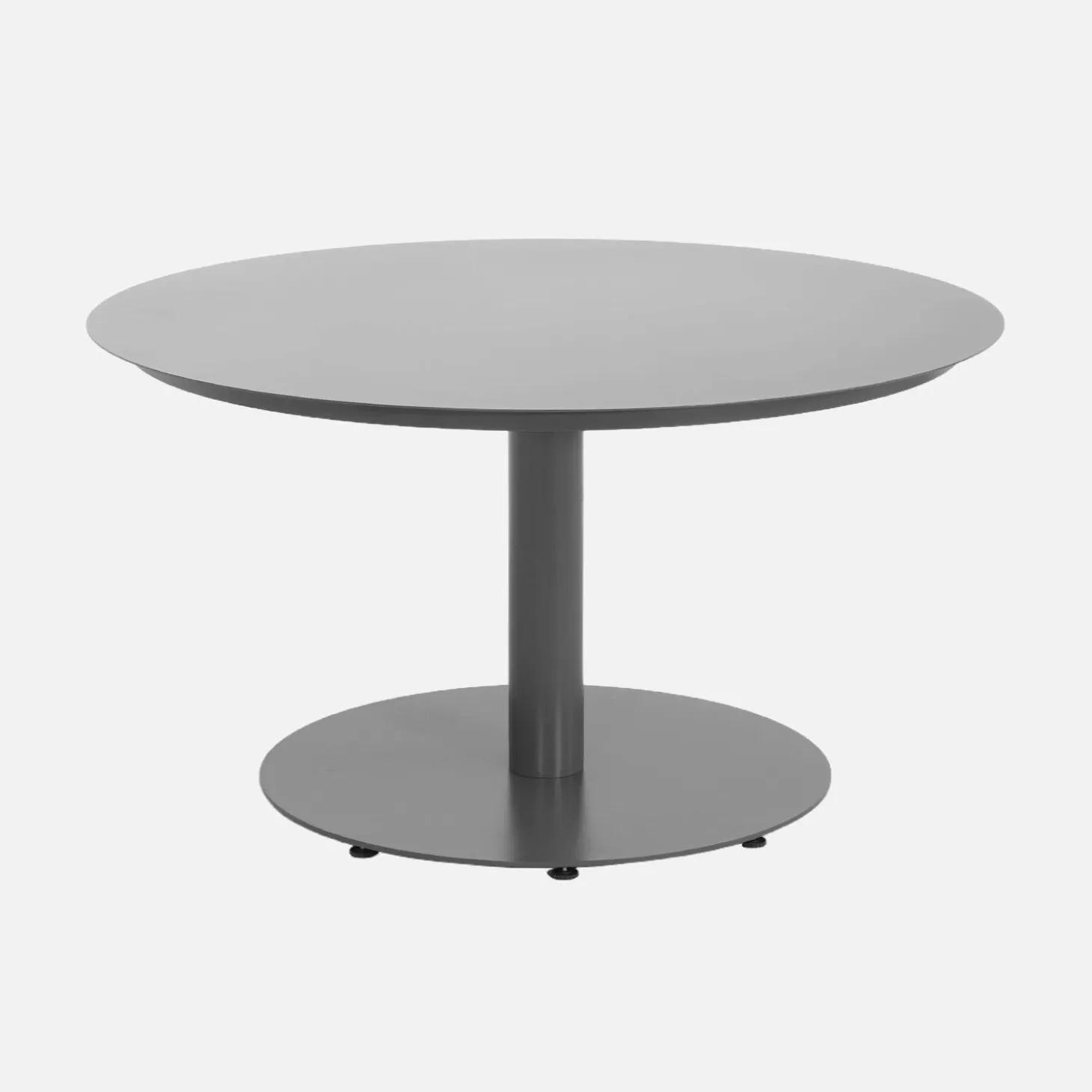 Runder Aluminium-Gartentisch Ø140cm für 6 Personen