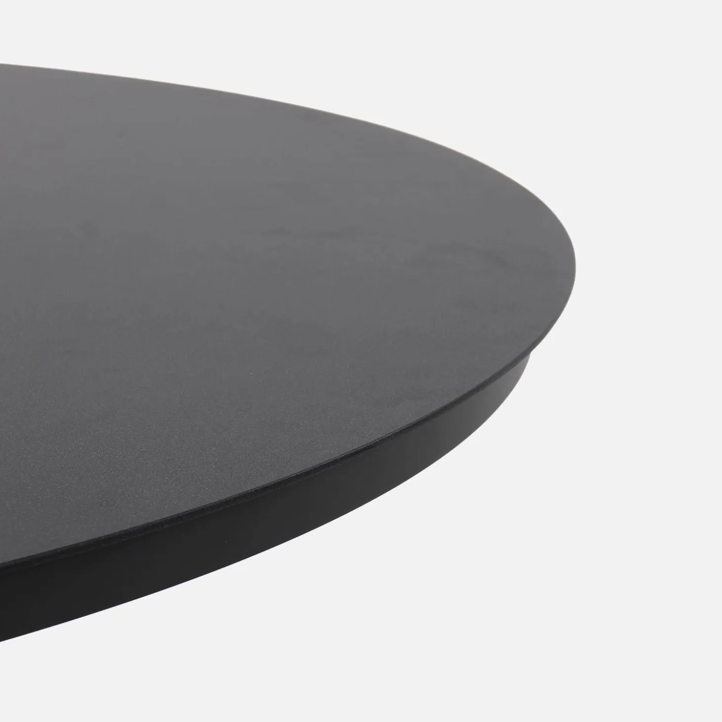 Runder Gartentisch Ø140 cm aus Aluminium und Glas für 6 Personen