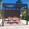 Schiebetür 3m für Pergola Triomphe 3x3m V2 3x4m 3x6m