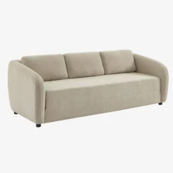 Schlafsofa 3 Plätze Chenille-Stoff