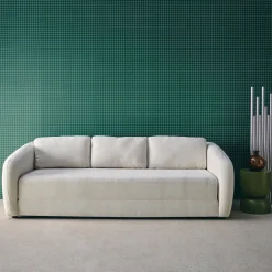 Schlafsofa 3 Plätze Chenille-Stoff