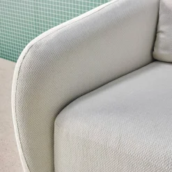 Schlafsofa 3 Plätze Chenille-Stoff