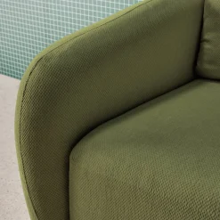 Schlafsofa 3 Plätze Chenille-Stoff