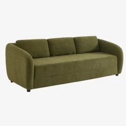 Schlafsofa 3 Plätze Chenille-Stoff