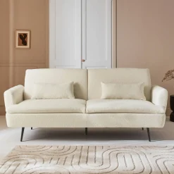 Schlafsofa 2-3 Sitzer mit Bouclé-Bezug