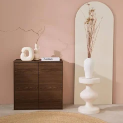 Schrank Aufbewahrungsmodul Holzdekor 2 Türen 70cm