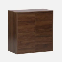 Schrank Aufbewahrungsmodul Holzdekor 2 Türen 70cm