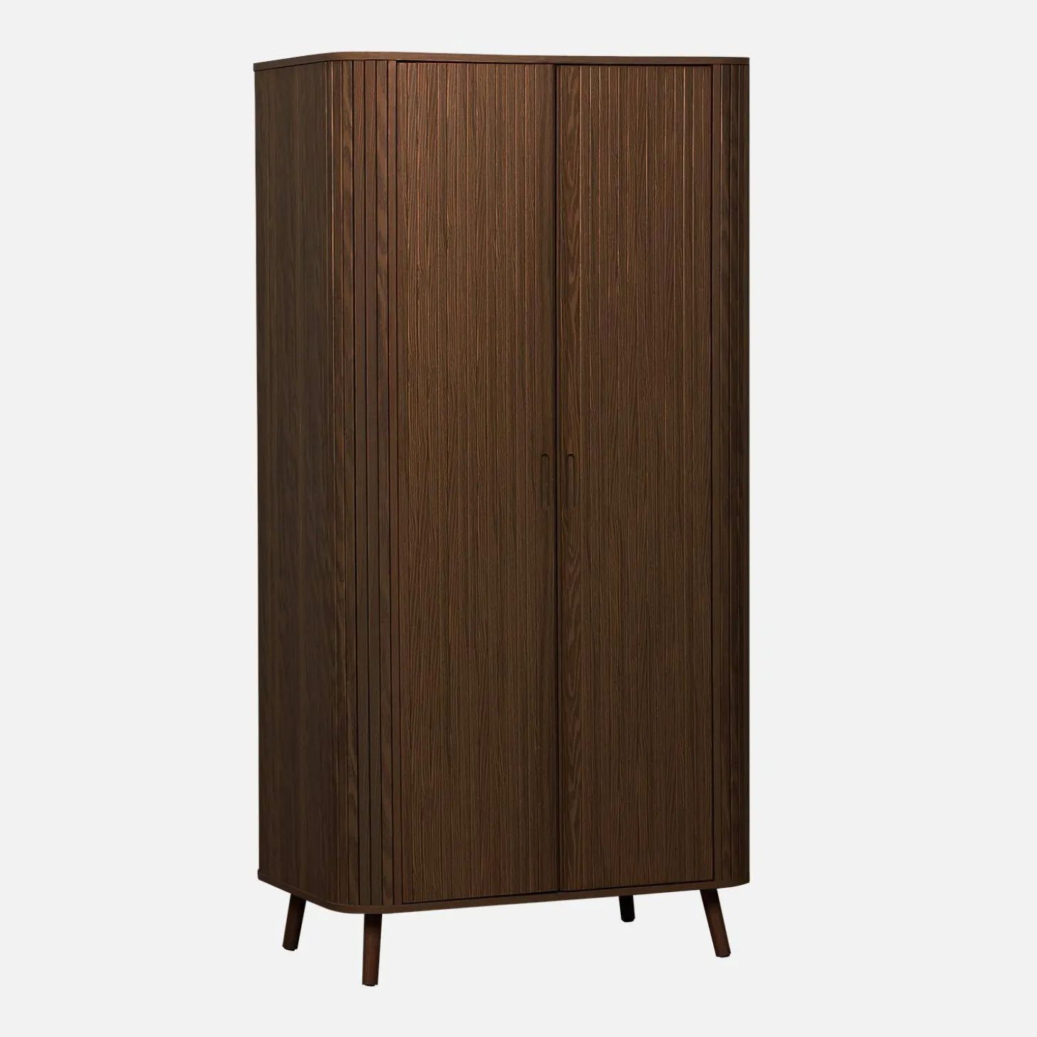 Schrank Holzlook mit Regal und Kleiderstange