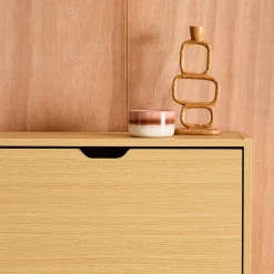 Schuhschrank Holzdekor 3 Schubladen