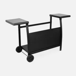 Servierwagen für Plancha Porthos 4 Brenner