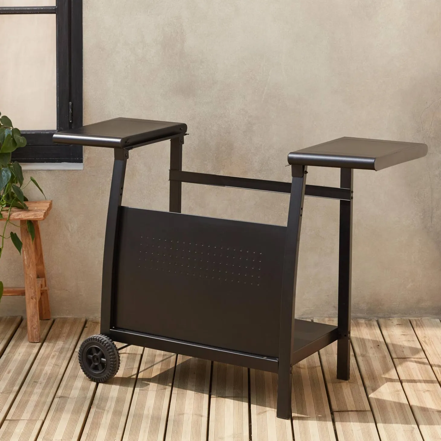Servierwagen Plancha 3 Brenner