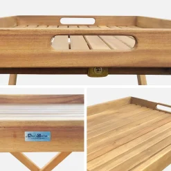 Servierwagen 68 x 44cm aus Holz - Murcia