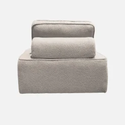 Sessel Einsitzer für modulares Bouclé-Sofa