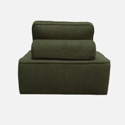 Sessel Einsitzer für modulares Bouclé-Sofa