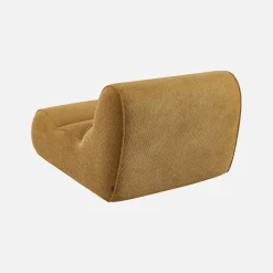 Sessel mit Chenille-Bezug 1-Sitzer