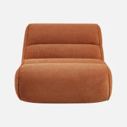 Sessel mit Chenille-Bezug 1-Sitzer