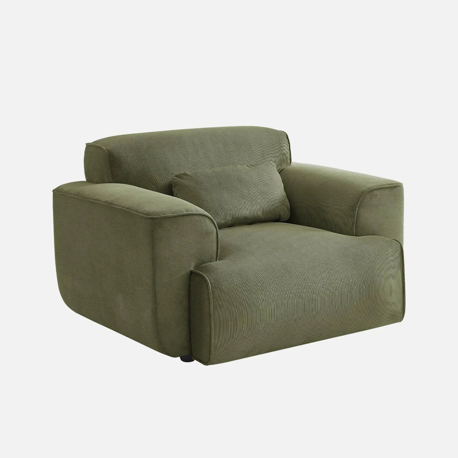 Sessel mit Cordbezug