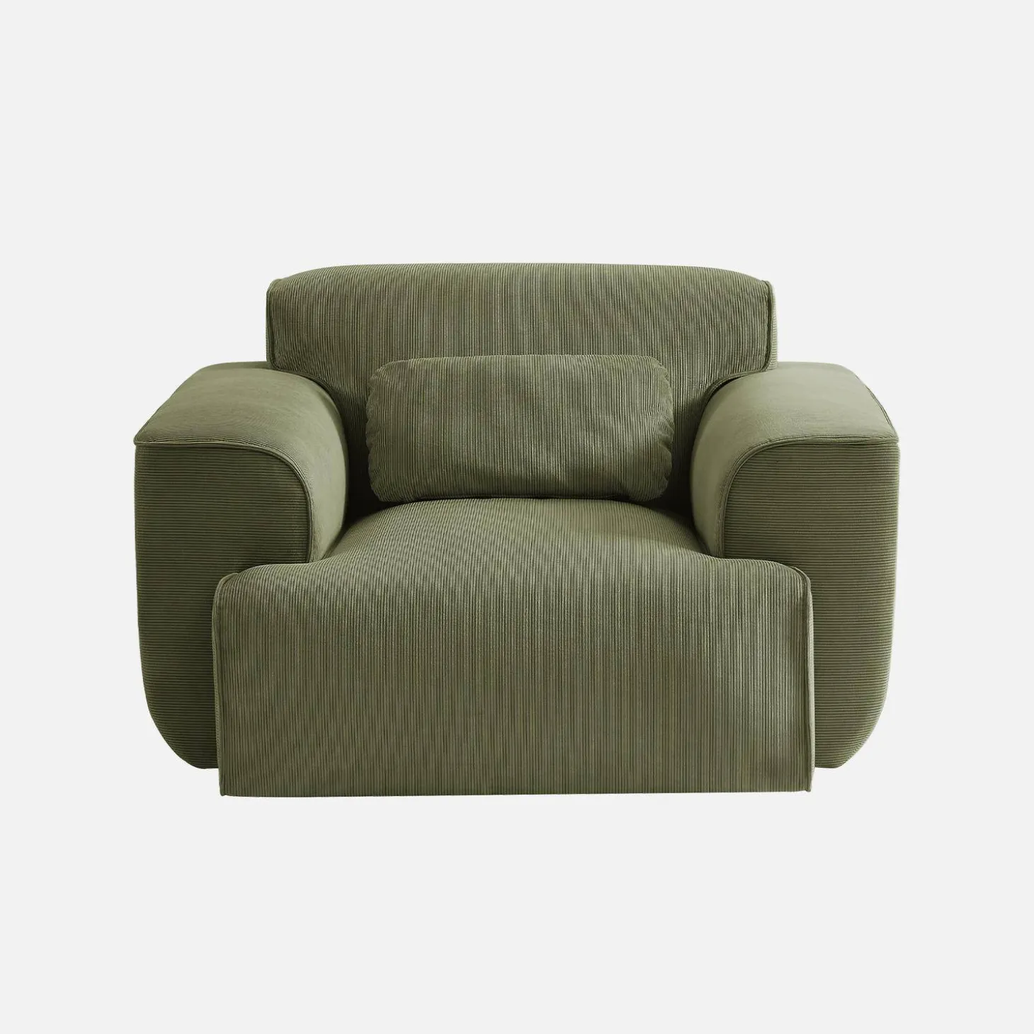 Sessel mit Cordbezug