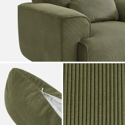 Sessel mit Cordbezug