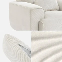 Sessel mit Cordbezug