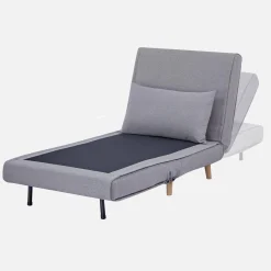 Sessel mit Holzgestell und Schlaffunktion für 1 Person