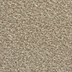 Sessel mit strukturiertem Bouclébezug + Hocker