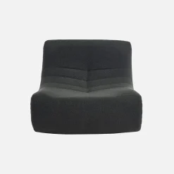 Sessel mit strukturiertem Bouclé-Bezug, 1 Sitzer