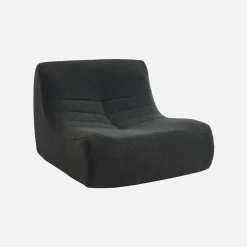 Sessel mit strukturiertem Bouclé-Bezug, 1 Sitzer