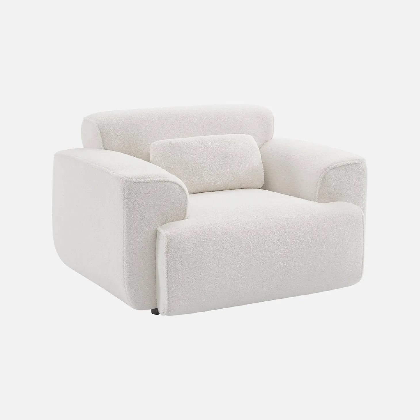 Sessel mit Teddy Bouclé-Bezug