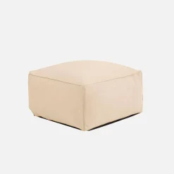 3 Sessel und 1 Fußhocker für den Außenbereich aus Olefin