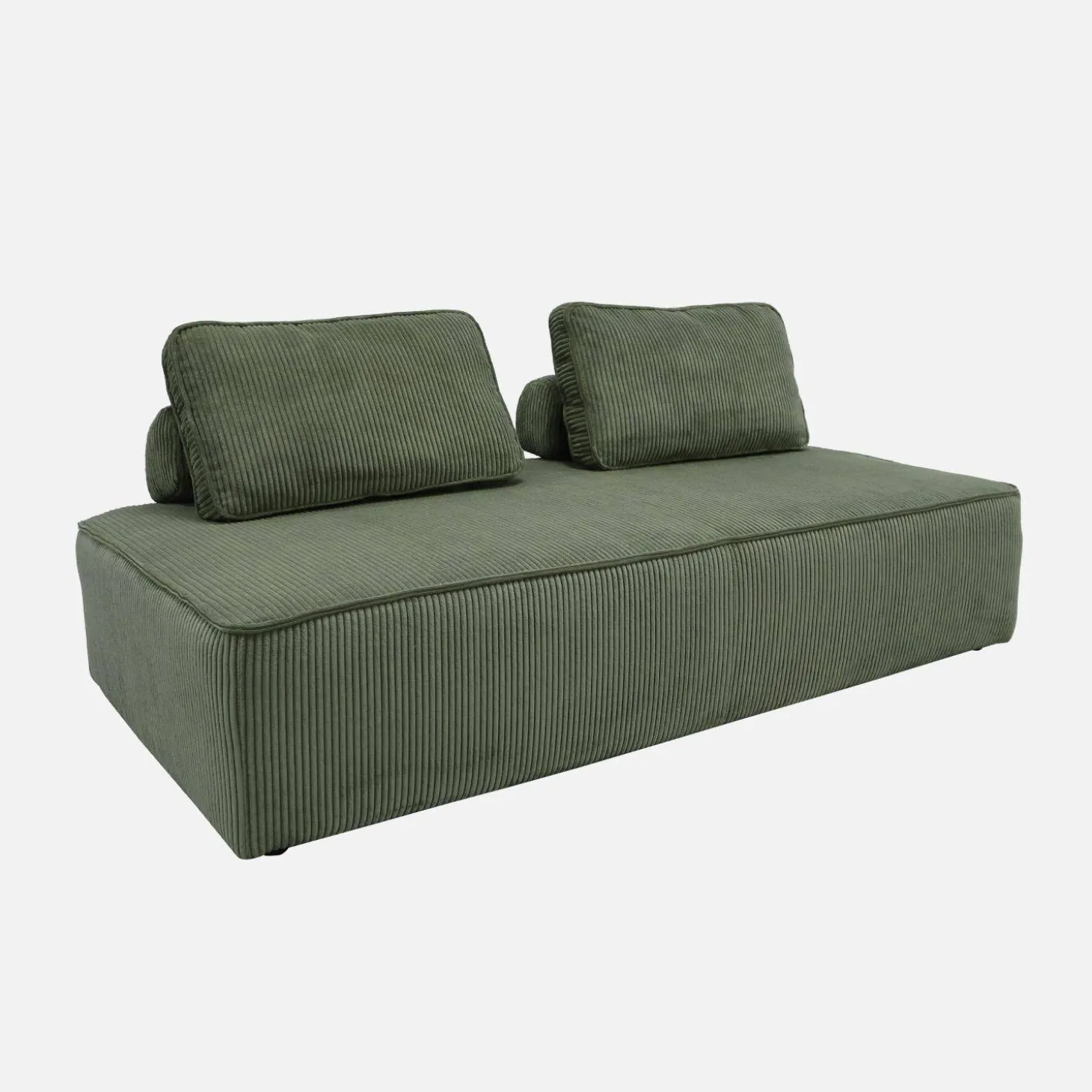 Sessel und 2-Sitzer Sofa mit Cordbezug
