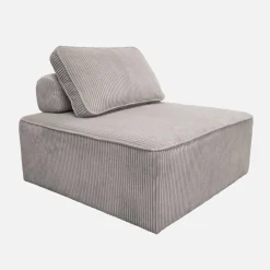 Sessel und 2-Sitzer Sofa mit Cordbezug