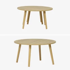 Set aus 2 runden Couchtischen