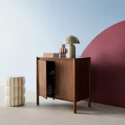 Sideboard Holzdekor 2 Türen 80 cm