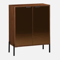 Sideboard im Vintage-Stil mit Nussbaumholzoptik