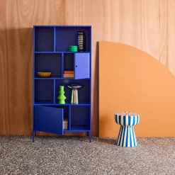 Sideboard, industrielles Aufbewahrungsmöbel aus Stahl mit 8 Stauräumen