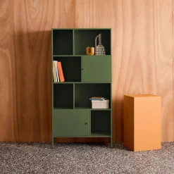 Sideboard, industrielles Aufbewahrungsmöbel aus Stahl mit 8 Stauräumen