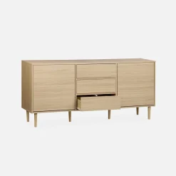 Sideboard in Holzoptik mit 2 Türen 160 cm
