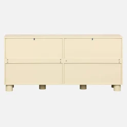 Sideboard mit Holzdekor und 4 Türen 155 cm