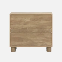 Sideboard mit Holzdekor und 2 Türen 80 cm