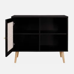 Sideboard mit Rattangeflecht 80 x 39 x 65,8 cm
