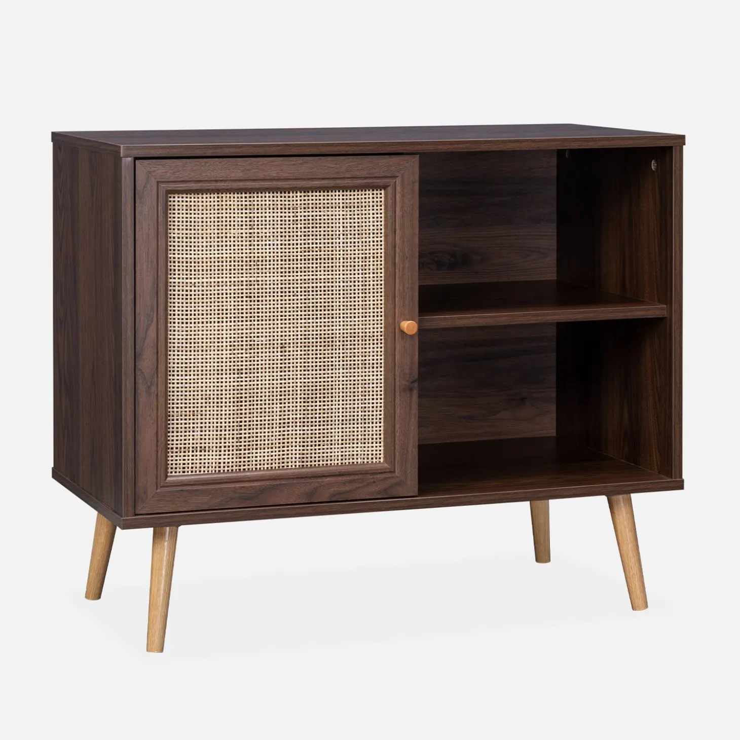 Sideboard mit Rattangeflecht 80 x 39 x 65,8 cm