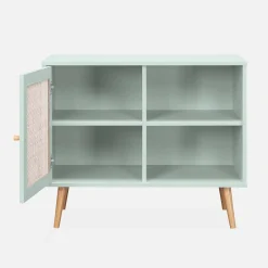Sideboard mit Rattangeflecht 80 x 39 x 65,8 cm
