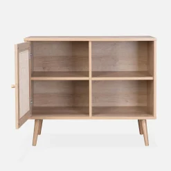 Sideboard mit Rattangeflecht 80 x 39 x 65,8 cm