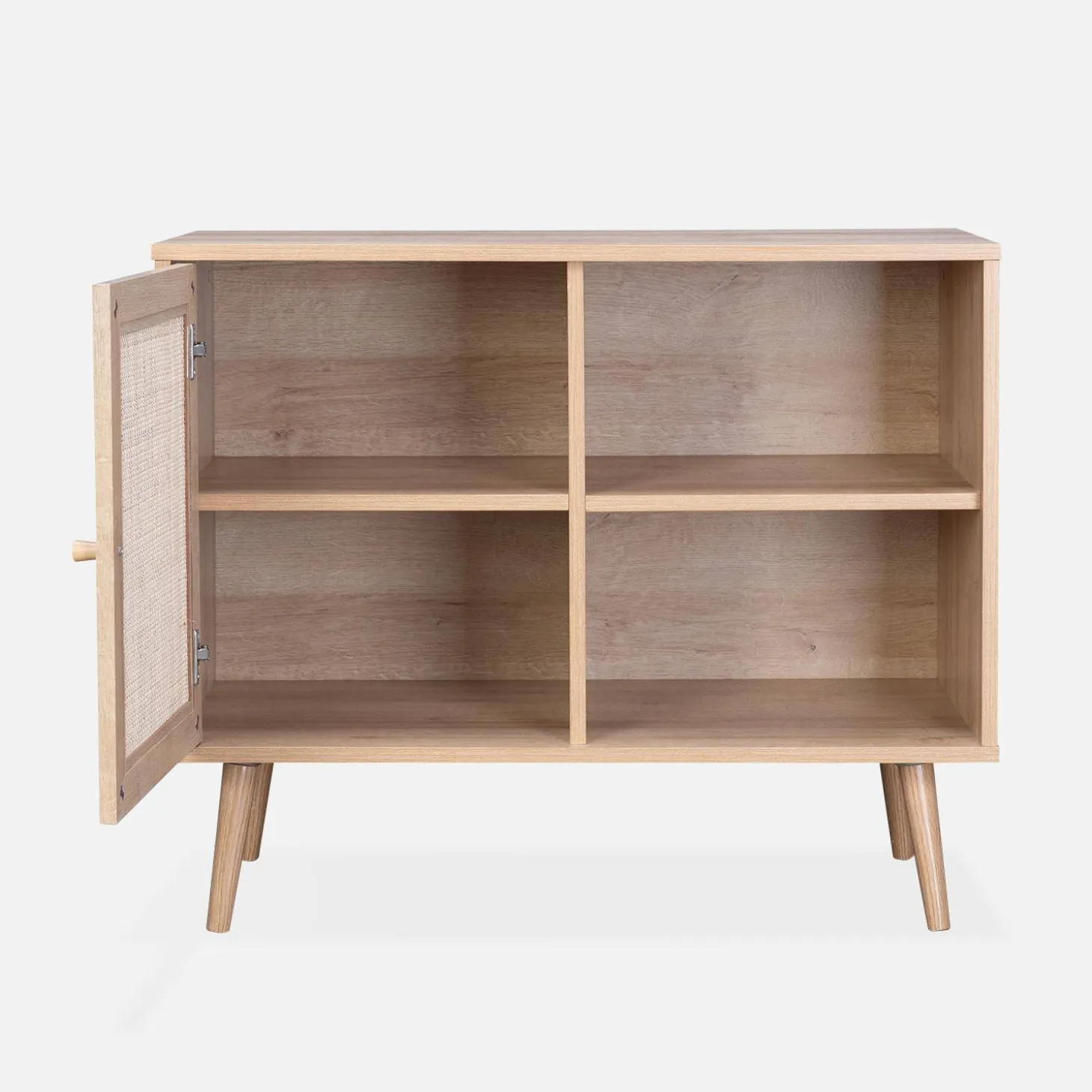 Sideboard mit Rattangeflecht 80 x 39 x 65,8 cm