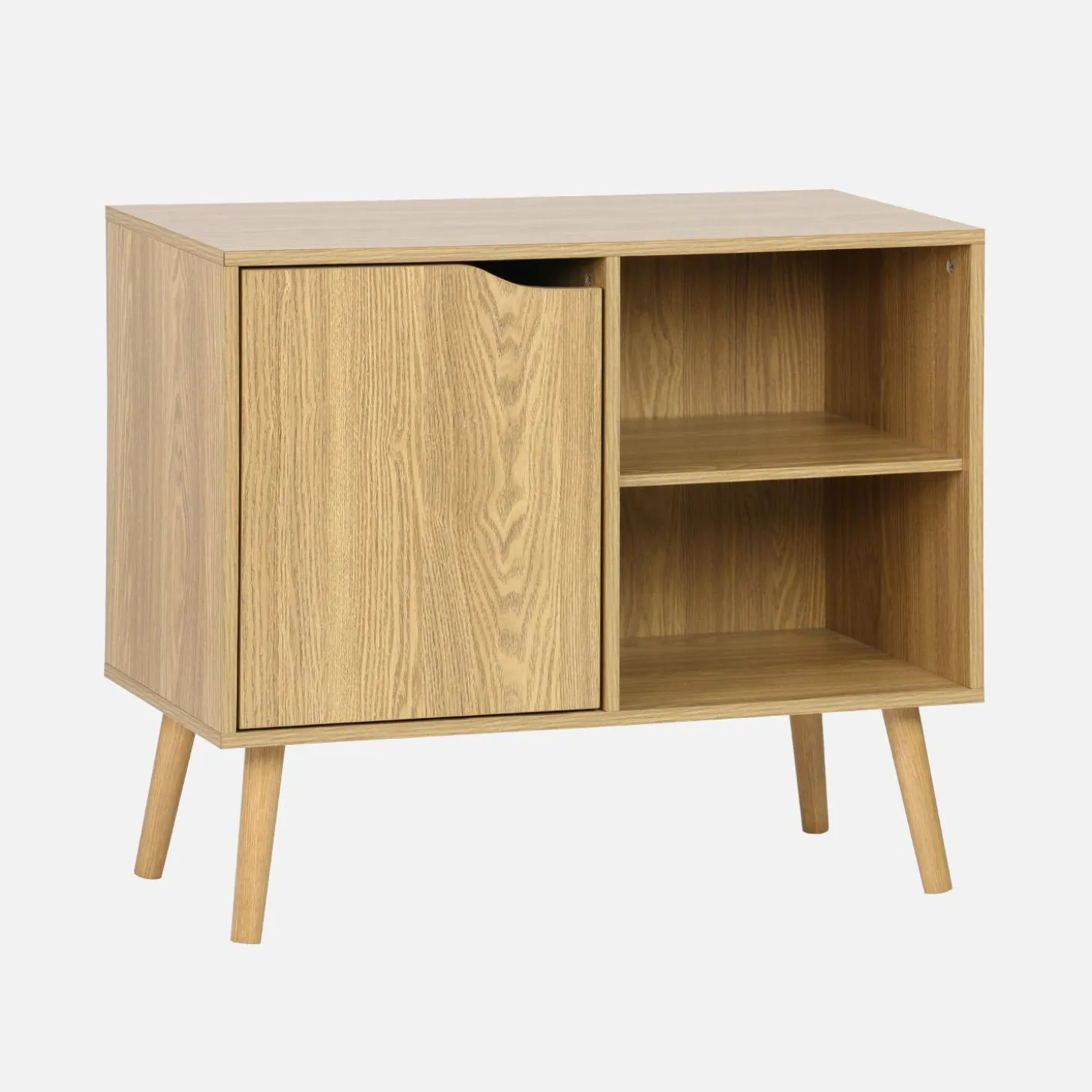 Sideboard 1 Tür, 2 Einlegeböden, 80 cm