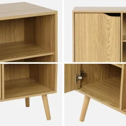 Sideboard 1 Tür, 2 Einlegeböden, 80 cm