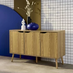Sideboard 3 Türen und 3 Einlegeböden, 120 cm